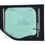 RH REAR BARN DOOR GLASS HEATED GREEN 1H SEKURIT